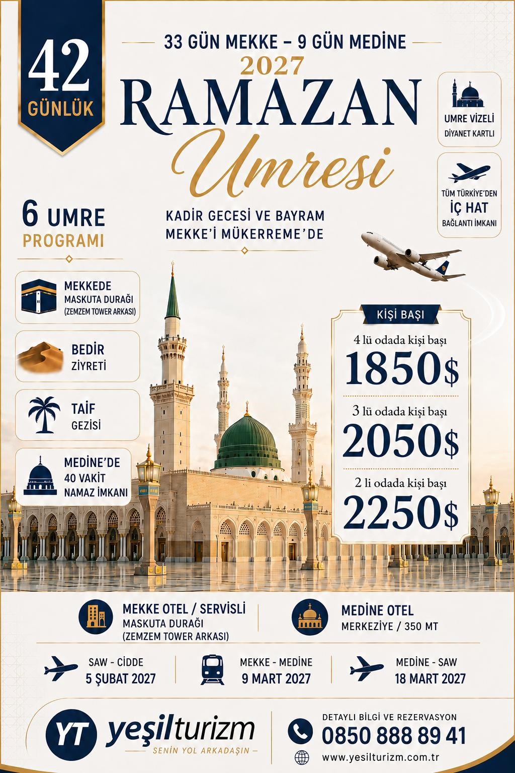 2027 Ramazan Umresi 