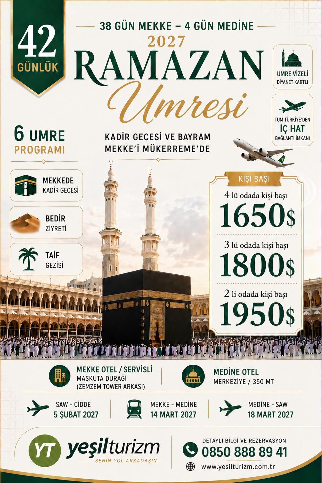 2027 Ramazan Umresi 